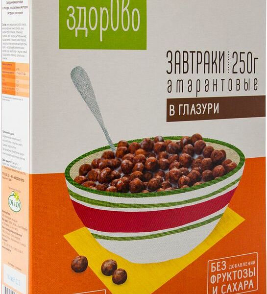 Завтраки амарантовые в глазури ТМ Ешь здорово