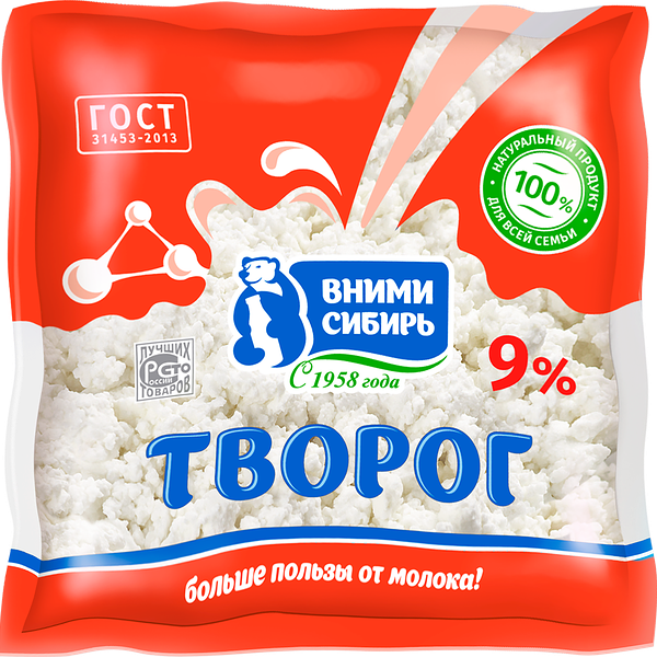 Творог ВНИМИ-Сибирь 9%