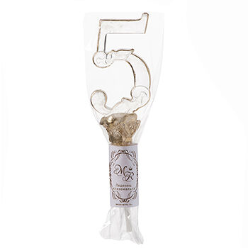 Леденец Цифра 5 из изомальта Mon Realle 15г Россия