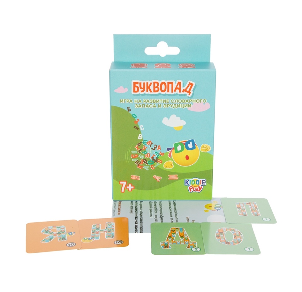 

Настольная игра KiddiePlay "Буквопад", Россия