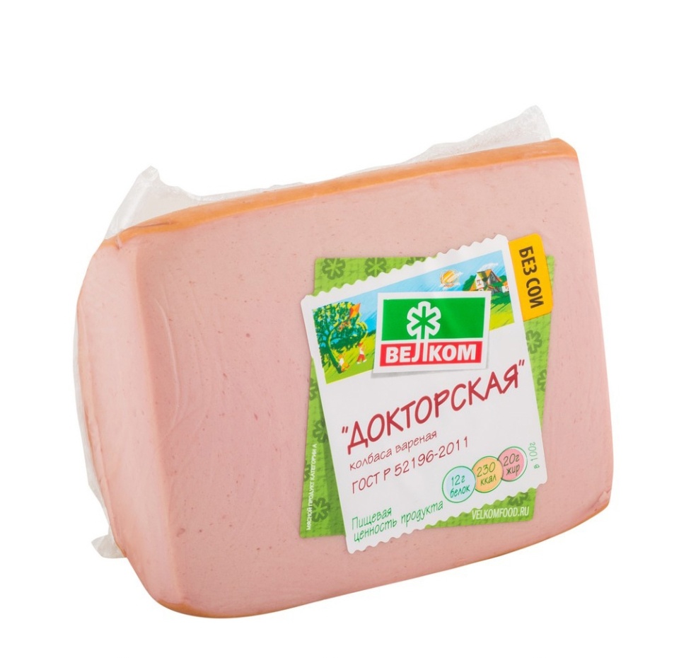 

Колбаса вареная Велком Докторская 500 г