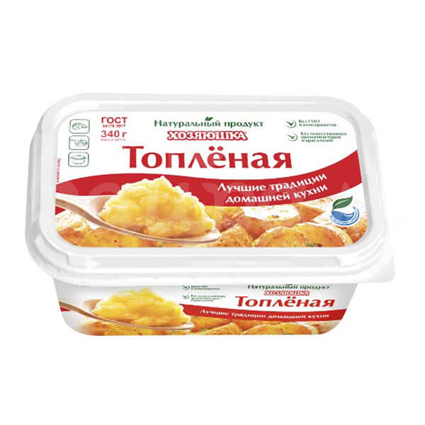 Смесь топленая Хозяюшка 99.7% 340гр Растительно-жировая ванночка