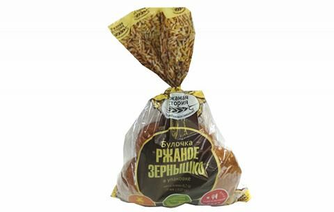 Булочка Тульский Хлебокомбинат Ржаное зернышко