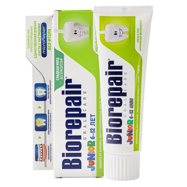 Зубная паста для детей Biorepair 6-12 лет
