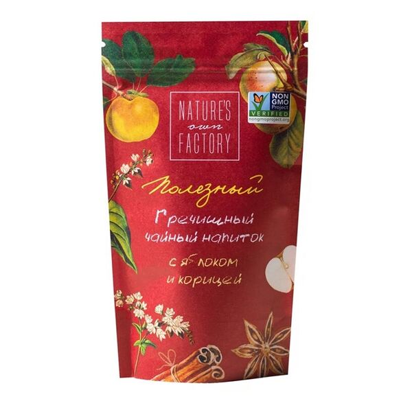 Чайный напиток гречишный Nature's own factory с яблоком и корицей