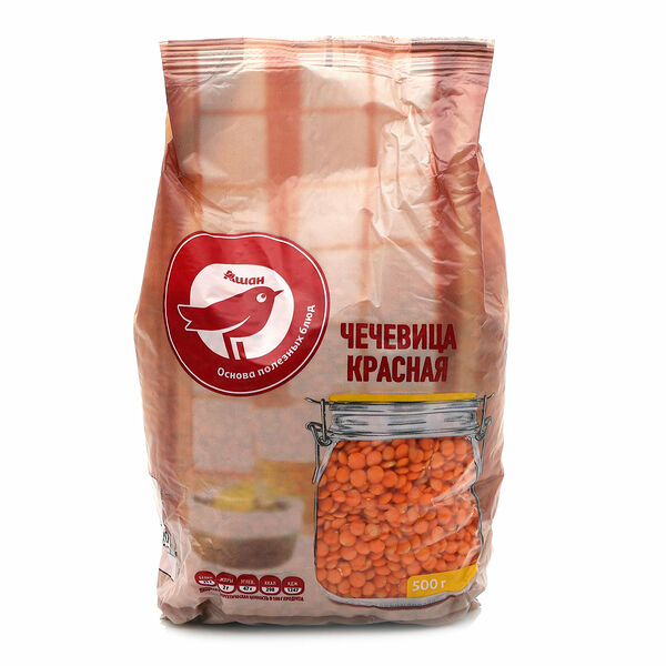 Чечевица красная АШАН Красная птица