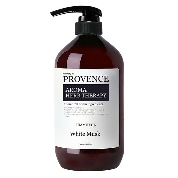 MEMORY OF PROVENCE Шампунь для всех типов волоc White Musk, 500 мл