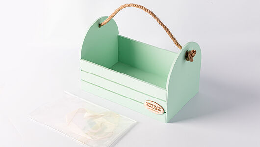 Бокс ящик ВкукВилл большой подарочный мятный