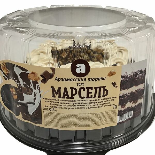 Торт Арзамасский хлеб Марсель
