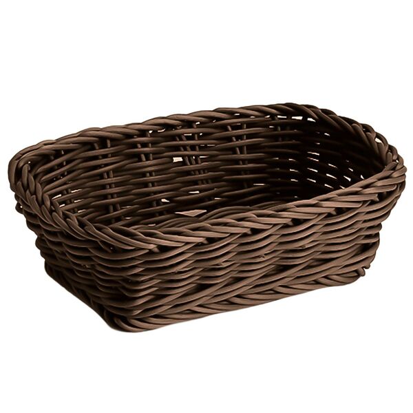 Корзинка Esprado Costura, 19x13x6 см, пластик, коричневый