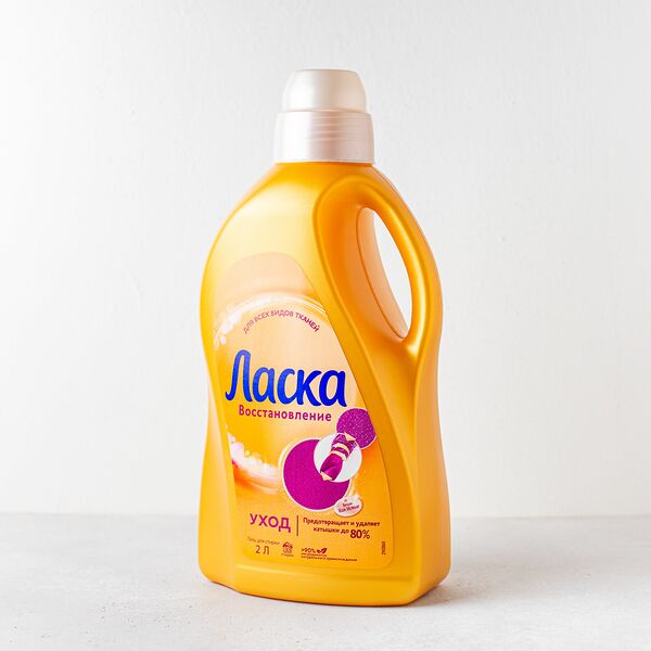 Гель для стирки Ласка Восстановление, 2 литра