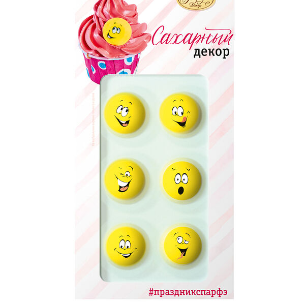 Сахарный декор Парфэ Декор Смайлики