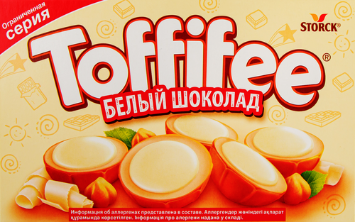 

Конфеты Toffifee Белый шоколад 125 г