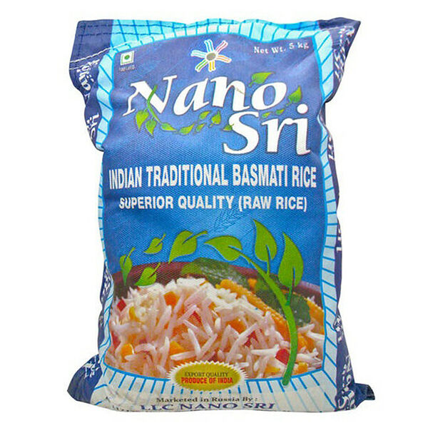 Рис Басмати Nano Sri, 5 кг