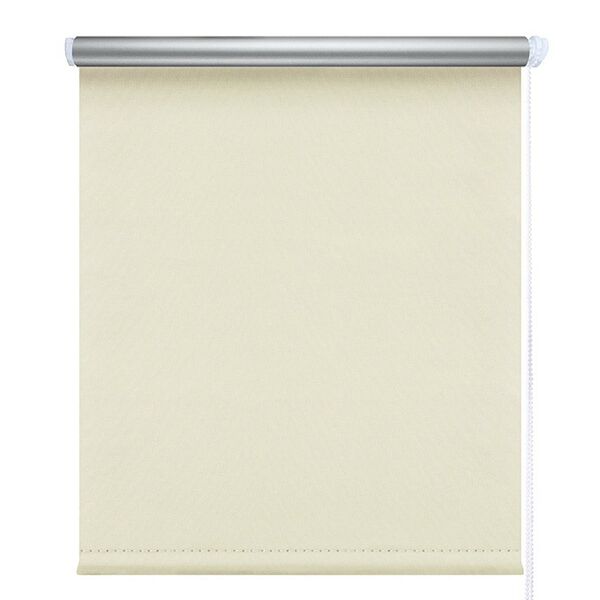 Штора рулонная Блэкаут сильвер, 57х175см, ваниль