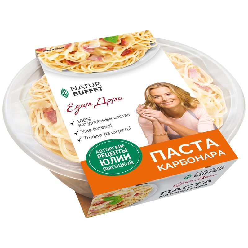 

Паста Natur Buffet Едим Дома карбонара 250 г