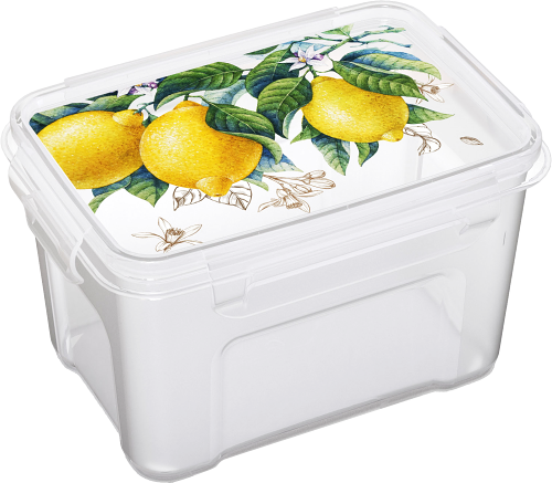 Контейнер для СВЧ Полимербыт Лок Декор 1.1 л