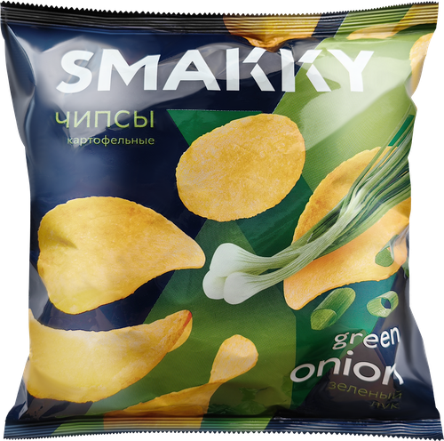 

Чипсы картофельные SMAKKY со вкусом зеленого лука 70 г