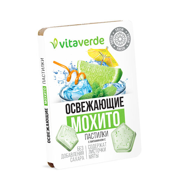 Vitaverde пастилки освежающие мохито 8 шт