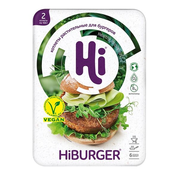 Котлеты растительные Hi Vegan