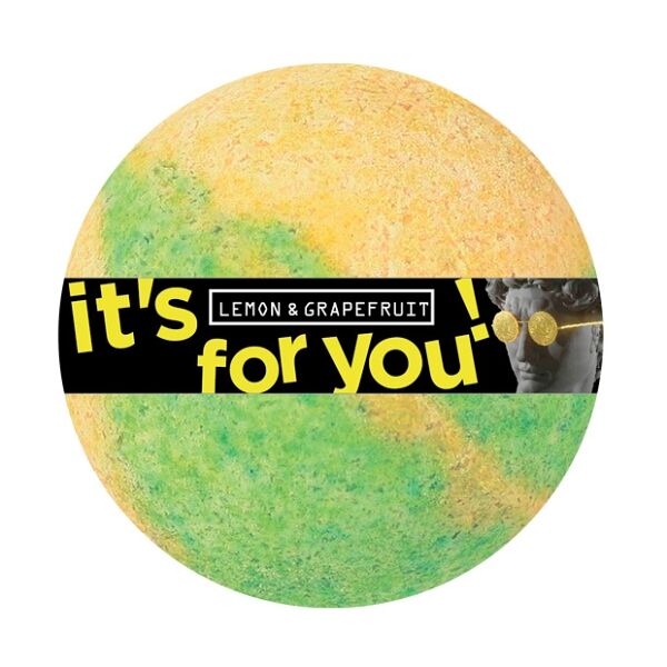 Бурлящий шар соль лимон и грейпфрут It's for you 140 г 1 шт