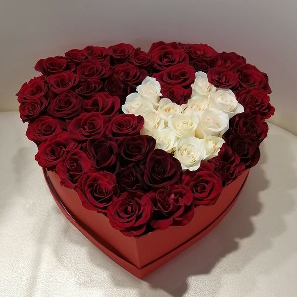 Красное сердце