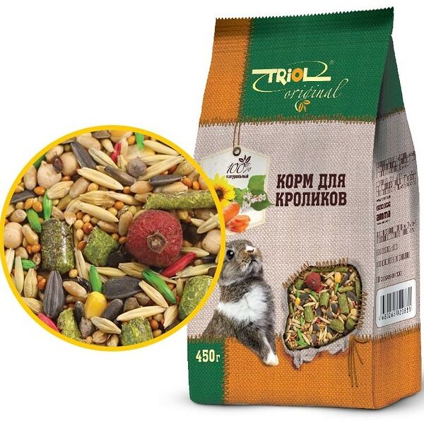 Triol Original корм для кроликов Злаковое ассорти