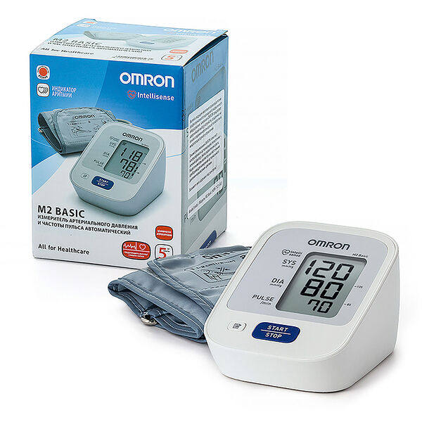 Omron тонометр М2 Basic (манжета 22-32 см) автомат. на плечо