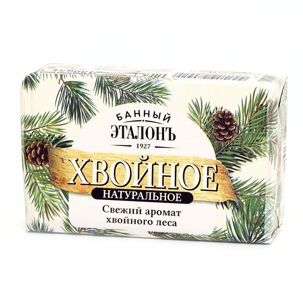 Мыло натуральное Хвойное ТМ Банный Эталонъ