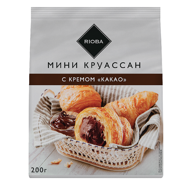 Круассаны мини Rioba с какао