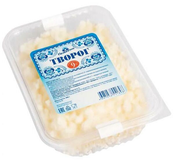 Творог Нежеголь, 9%