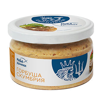 Рыба консервированная Европром горбуша-скумбрия рубленая, 180 г