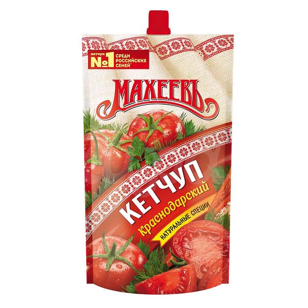 Кетчуп Махеевъ 300гр Краснодарский дой-пак