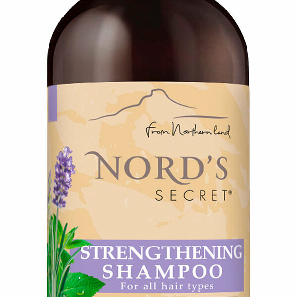 NORDS SECRET Шампунь для волос Лаванда и мята укрепляющий с креатином, 360 мл