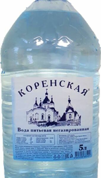 Вода Коренская негазированная 5л
