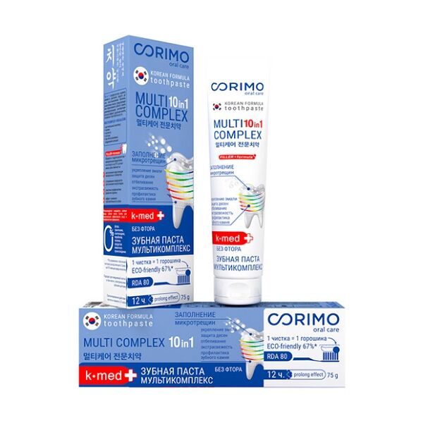 Зубная паста Corimo Мультикомплекс 10 в 1 75 г