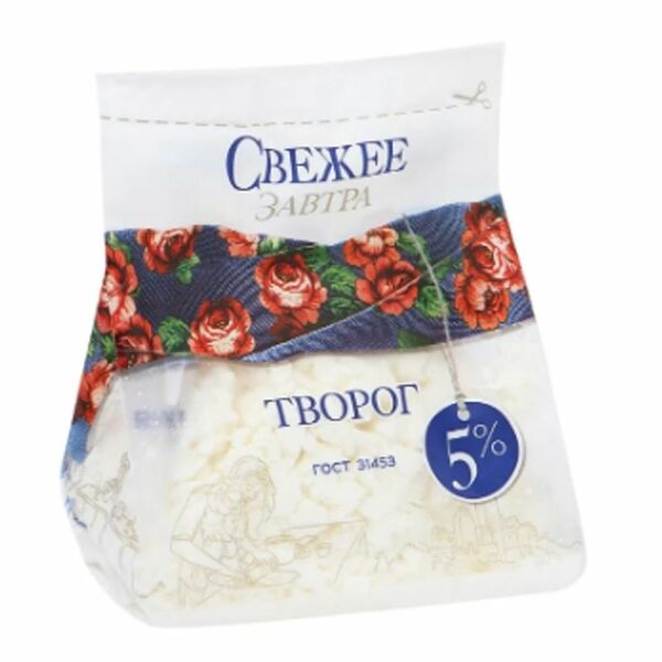 Творог Свежее Завтра 5%, 200г