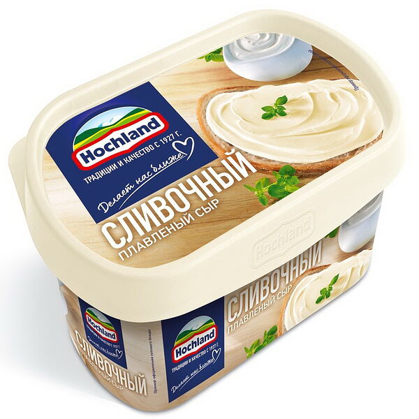 Сыр плавленый HOCHLAND сливочный ванночка 200г