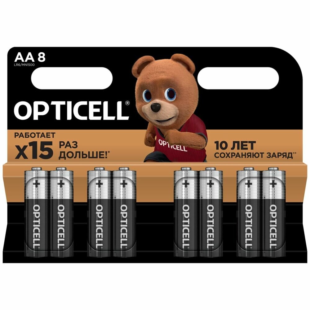 

Батарейки Opticell Basic 5051008 AA 8шт