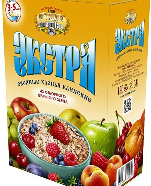 Хлопья Геркулес овсяные Экстра 1кг