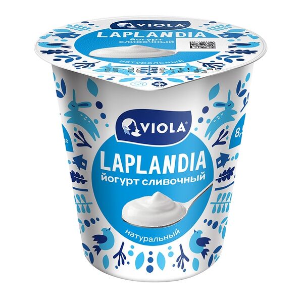 Йогурт cливочный Valio Laplandia 8.5% 260 г