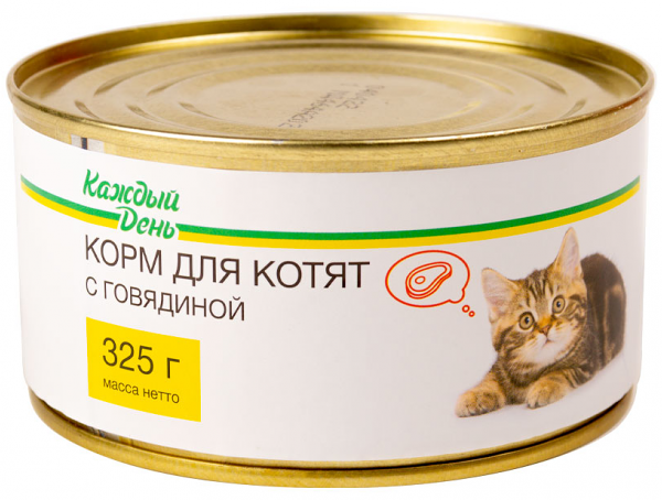Корм для котят Каждый день консервированный