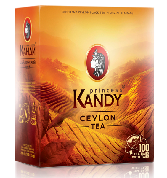Чай черный Крепкий Принцесса Канди 100 пакетиков
