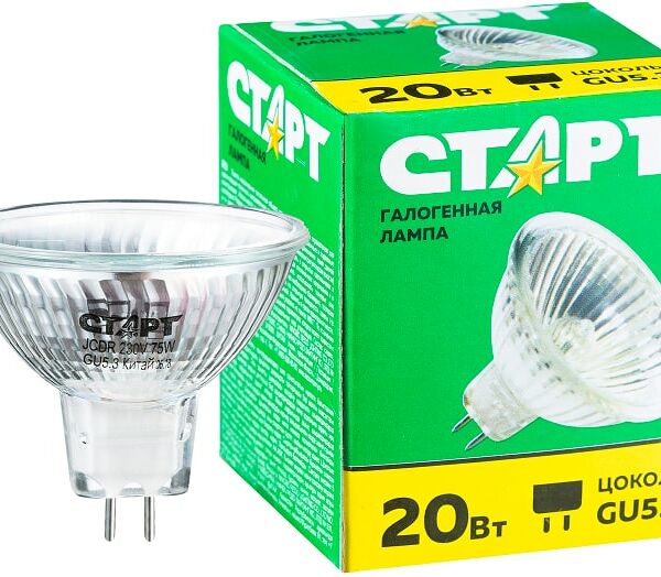 Лампа галогенная Старт JCDR 220-230V 20W