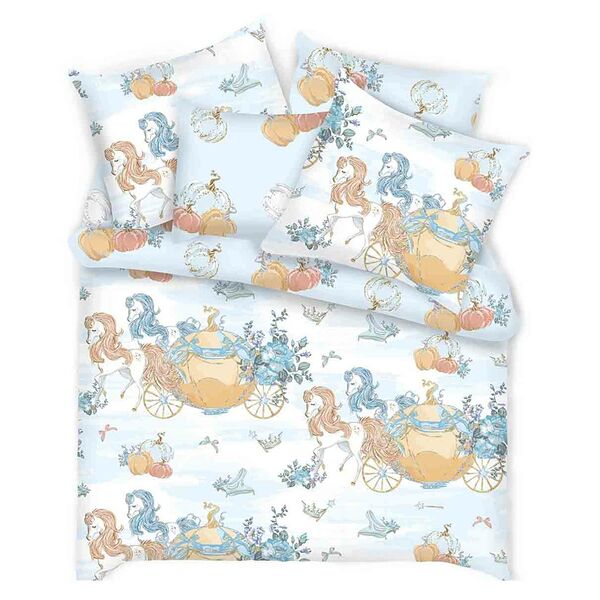 Комплект постельного белья Mona Lisa Kids Золушки, 1.5-сп, нав. 50х70 см, бязь