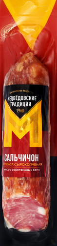 

Колбаса сырокопченая МЕДВЕДОВСКИЕ ТРАДИЦИИ Сальчичон полусухая, нарезка, 200г