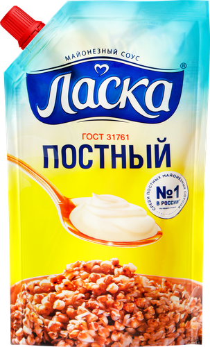 

Соус майонезный Ласка постный 56% 380 г