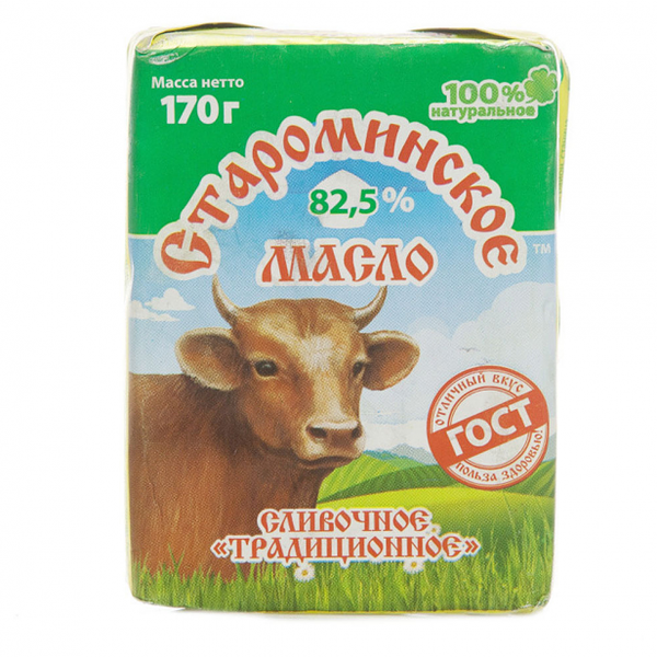 Масло 82,5% ТМ Кубанский молочник