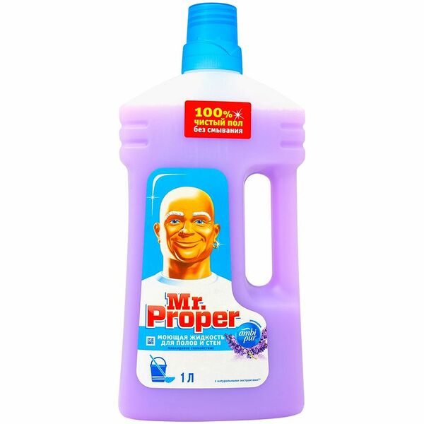 Жидкость моющая Mr.Proper Лавандовое спокойствие для полов и стен, 1л