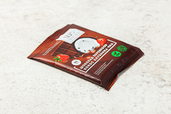 Шоколад темный Кокос-клубника-чиа _РП